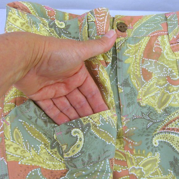 Kahala Women's Mini Skirt Paisley Size 8 - Picture 5 of 7